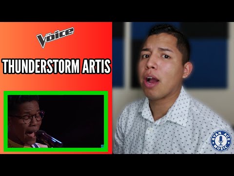 Vocal Coach Reacts to The Voice || Thunderstorm Artis sings "Blackbird"