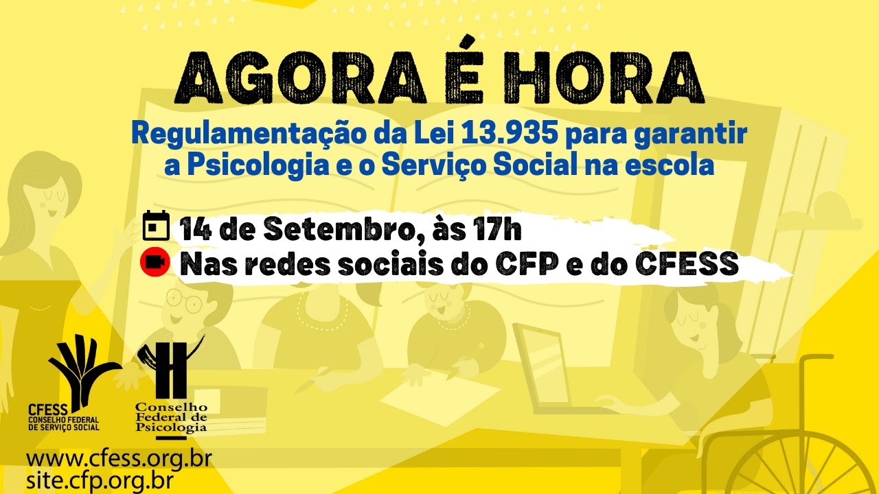 LIVE DA PSICOLOGIA E DO SERVIÇO SOCIAL NAS ESCOLAS