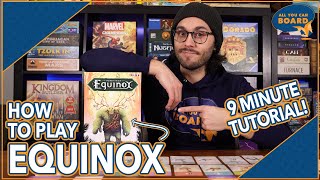 EQUINOX | How to Play in 9 MINUTES | A Unique Knizia Betting Game of Mythical Creatures!