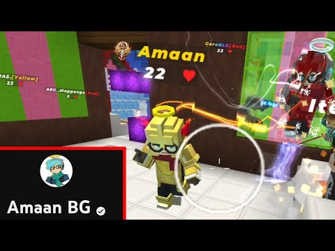 Spam Killing Amaan BG 😊 (4 BGtubers vs 12 Pro)