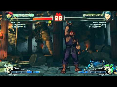 kick 7144 (AK) vs DarkChestnut (RO) | SSF4: Arcade Edition PC - Ranked Match
