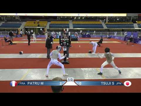 Doha 2021 SWF - L64 - Patru FRA v Tsuji JPN