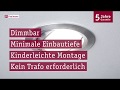 LED-Einbauleuchte Coin Aluminium - 3-flammig - Eisen