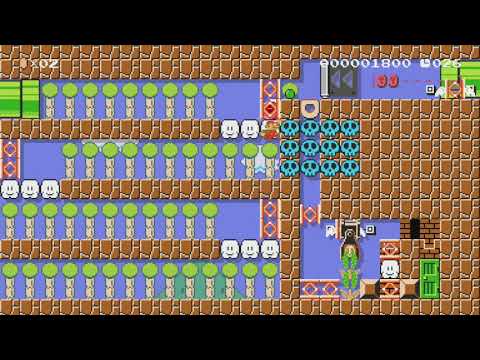 Necky Dash Cave-Speedrun 40sec. by Sady - Super Mario Maker - No Commentary 1bk