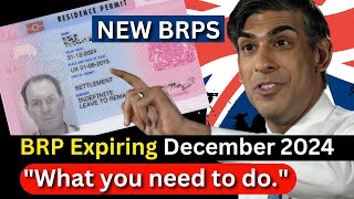 What You Must Do: New Biometric Residence Permits in the UK in 2024 (UK BRP Card Expiring) BRPS