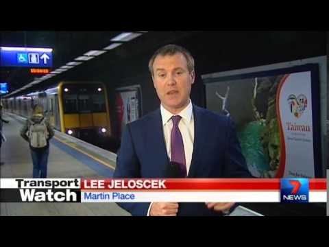 Seven News Sydney - North Sydney Opal Bus roll out + PTC problems (20/8/2014)