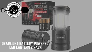 Gearlight Battery Powered LED Camping Lanterns Review (Small