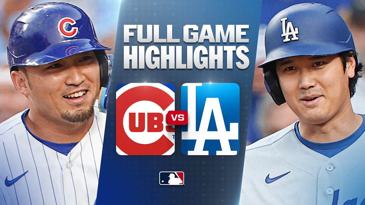 8월4일 시카고컵스 LA다저스 MLB 하이라이트