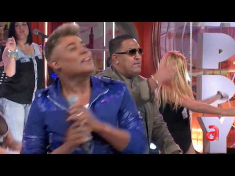 Eduardo Antonio, Eddy K con Floyd The Rock Artist at HappyHour “Carlucho” AmericaTeve (MotionArt)