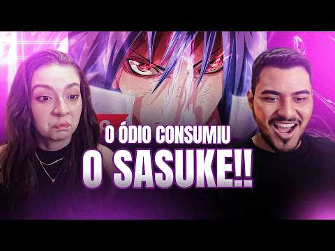 CASAL REAGE: Rap do Sasuke (Naruto) - MALDIÇÃO DO ÓDIO | NERD HITS