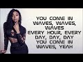 Normani & 6LACK ~ Waves ~ Lyrics