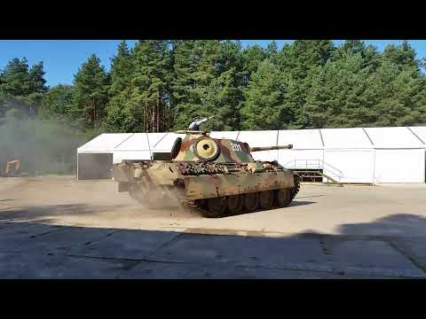 Panther tank drifting
