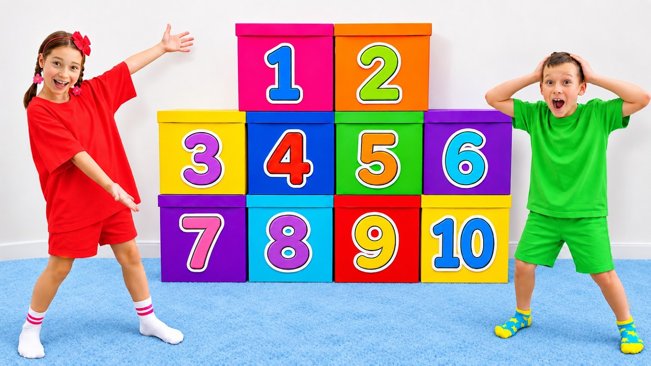 Sofia and Max Learn and Play From 1 to 10