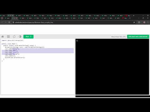 Java Arraylist Selenium