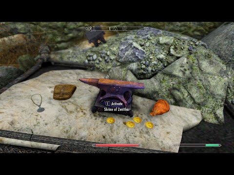 I've never seen this Zenithar shrine near Riften before. Skyrim Anniversary Edition