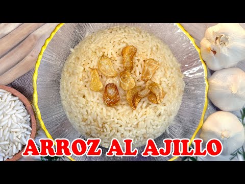 ARROZ AL AJILLO | Aromático, Doradito y LISTO en 20 MINUTOS