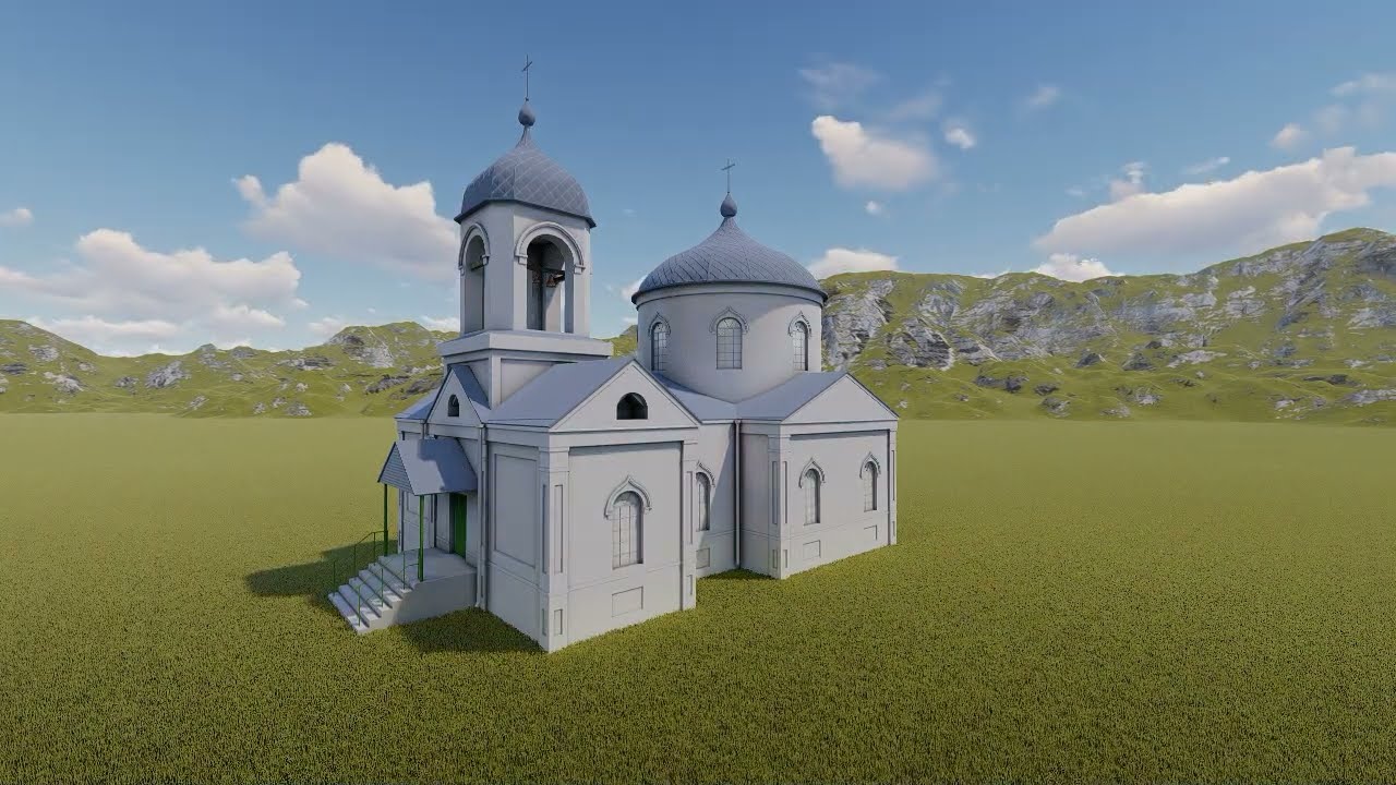 Church 001 3D Model