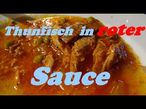 Dosen Klassiker Thunfisch in roter Soße mit Zwiebel