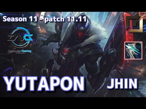 【韓国サーバー/D1/Duo Gaeng】DFM Yutapon ジン(Jhin) VS カイサ(Kai'sa) BOT - Patch11.11 KR Ranked【LoL】