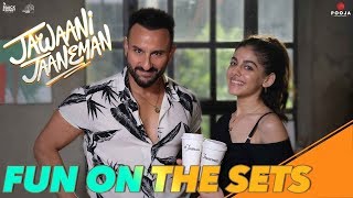 Jawaani Jaaneman | Behind the scenes: Fun on sets | Saif Ali K. Tabu. Alaya F video