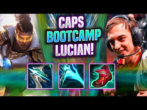 CAPS INTENSE GAME WITH LUCIAN IN KOREA BOOTCAMP! - G2 Caps Plays Lucian Mid vs Zoe! | Season 2022