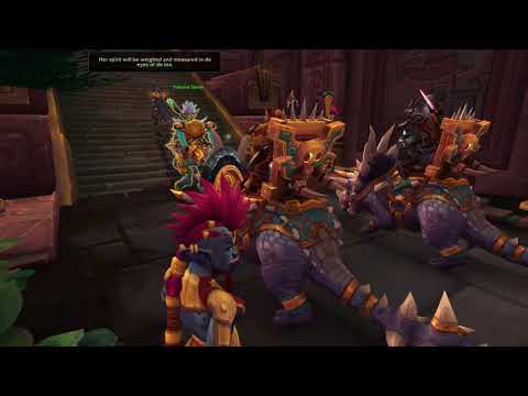 WoW BFA Patch 8.1.5  - Zandalari Troll Allied Race Unlock Questline!