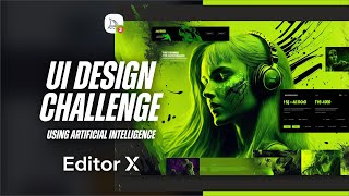 UX UI Design Challenge Using Artificial Intelligence (AI) - Web Design Using Midjourney