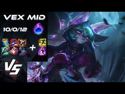 MID Vex vs Syndra - NA Grandmaster Patch 25.22