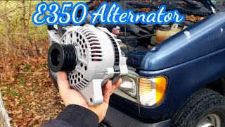 97-14 Ford E350 Alternator Replacement 4.6 5.4 6.8 How To Replace