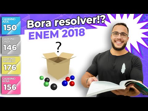 🔵 Questão 150 - Caderno Azul | Probabilidade | MATEMÁTICA ENEM 2018