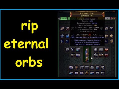 RIP 1200+ EXALTS OF ETERNAL ORBS: THE BIRTH OF CHIMERIC FANG SHAPED JEWELLED FOIL P1/3 | Demi Video