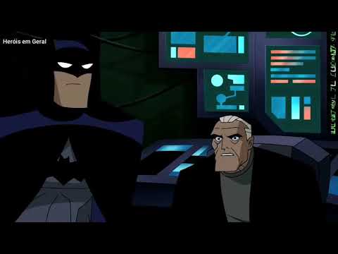 Batman conhece o futuro Batman:  Bruce Wayne velho