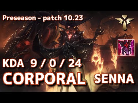 【韓国サーバー/M1】FA Corporal セナ(Senna) VS ユーミ(Yuumi) SUP - Patch10.23 KR Ranked【LoL】