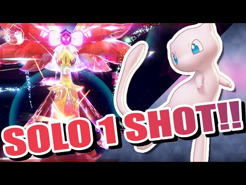 THIS MEW BUILD SOLOS 7 Star DELPHOX Tera Raids IN ONLY 1 SHOT!! 😲(Solo OHKO Build Guide)😎