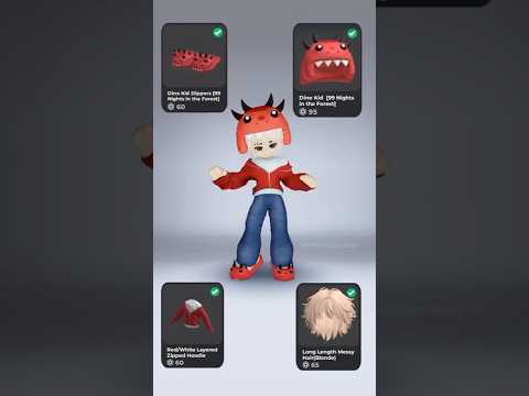 How to make KID avatar 99 nights in the Forest 🌳  #robloxavatar #99nightsintheforest #roblox