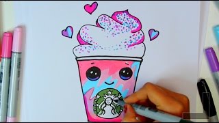 How To Draw A Starbucks Unicorn Frap Cartoon How To Draw A Starbucks Unicorn Frap Cartoon