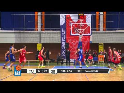 ABA Liga 2015/16 highlights: Tajfun - Cibona R 15 (19.12.2015)