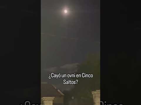 POSIBLE CAIDA DE UN EXTRAÑO OBJETO EN CINCO SALTOS.  #shortvideo #shortviral #shortsfeed #nave