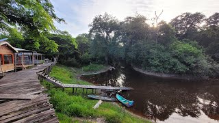 Navegando até a escola Pimental, rio Canaticu - Curralinho/PA. VD 27