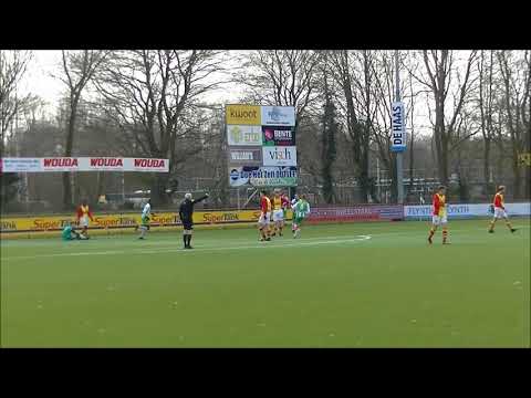 Doelpunten Dylan tegen csv Apeldoorn JO17.1