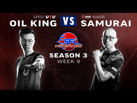 Oil King (Rashid) vs. Samurai (Akuma) - Bo3 - Street Fighter League Pro-US - Season 3 Week 9