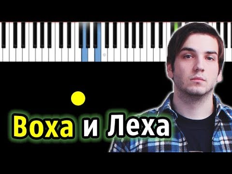СМЕТАНА band – Воха и Лёха | Piano_Tutorial | Разбор | КАРАОКЕ | НОТЫ + MIDI
