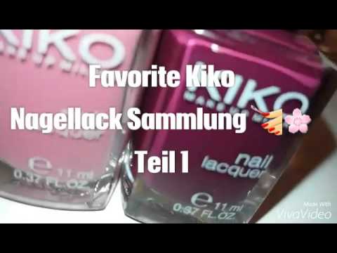 Kiko Nagellack Sammlung 💅🌸