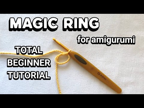 How to Crochet a Magic Ring | no slippage, total beginner tutorial