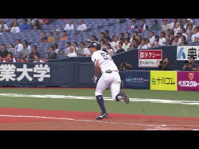 【5回裏】バファローズ・吉田雄のプロ入り初ヒット!! 2018/8/2 Bs-E