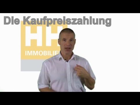Die Kaufpreiszahlung