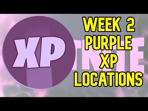 All PURPLE XP COINS LOCATIONS IN FORTNITE SEASON 3 Chapter 2 (WEEK 2)