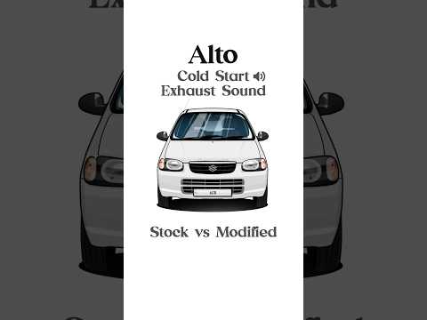 Thumbnail for Alto Cold Start Exhaust Sound | Stock to Cyberpunk Transformation! Maruti Suzuki Alto Exhaust by Suzuki Alto