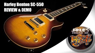 Video thumbnail for Harley Benton SC-550 Faded Tobacco Flame REVIEW & DEMO by Jakub's House of ROCK
