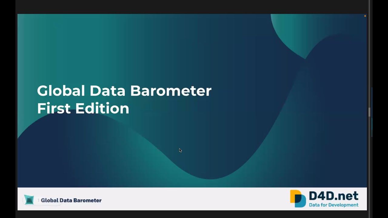 Global Data Barometer Launch: English